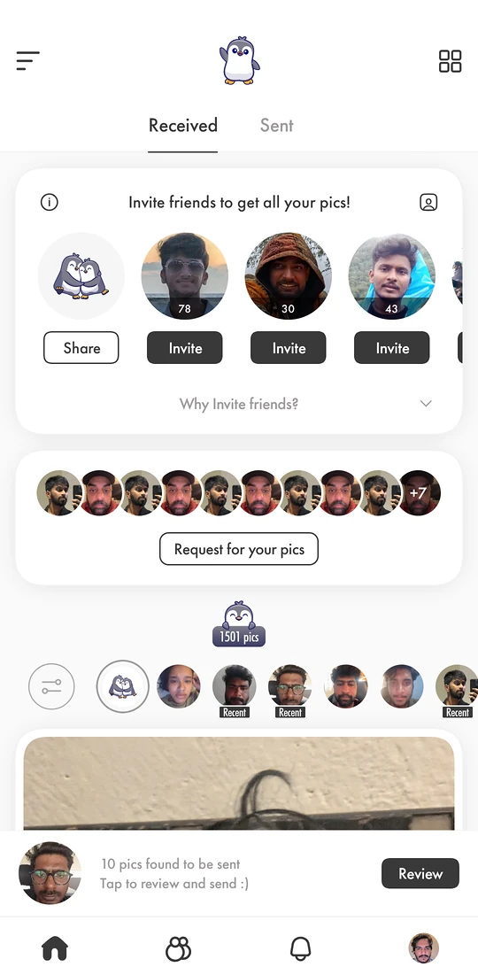 PicSee received photos